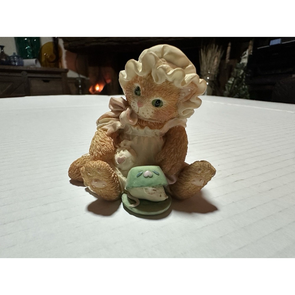 Enesco Curiosity Priscilla Hillman Cat Figurine "A Purr-fect Pair" CCA-256